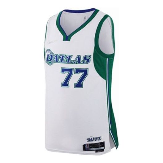 Nike NBALuka Doncic Dallas Mavericks 75th Anniversary City SW Fan Edition Basketball Jersey #77 DB4023-100