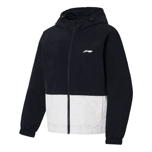 Li-Ning Gym Series Loose Sports Hooded Jacket 'Black' AFDS010-3