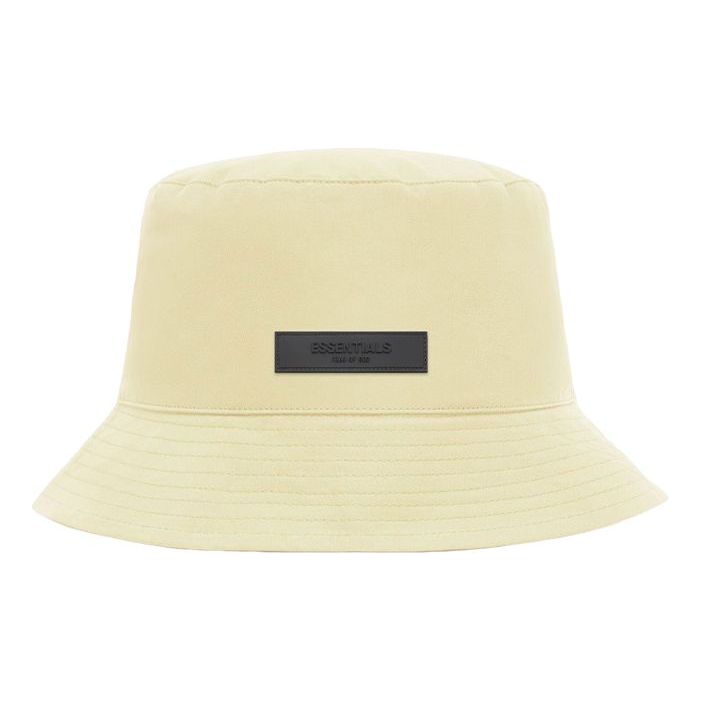Fear of God FW22 Essentials Logo Bucket Hat 'Canary' FW22-BUCKET-HAT-CANARY