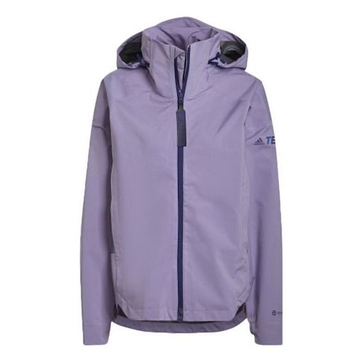 (WMNS) adidas Terrex CT MyShelter Rain.RDY Jacket Asia Sizing 'Purple' H65705