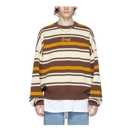 Drew House Ssense Exclusive Scribble Sweater 'Brown' DR-SS22-173