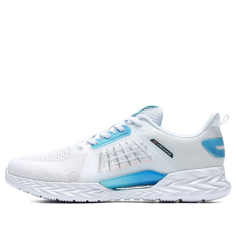 361 Degrees QU!K Light Breathable Running Shoes 'White Blue' 572024413-1