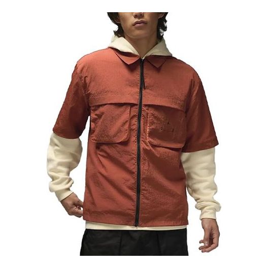 Air Jordan 23 Engineered Short Sleeve Shirt Asia Sizing 'Mars Stone' DX9650-689