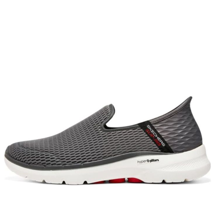 Skechers Go Walk 6 Shoes 'Grey Red White' 894234-GYRD