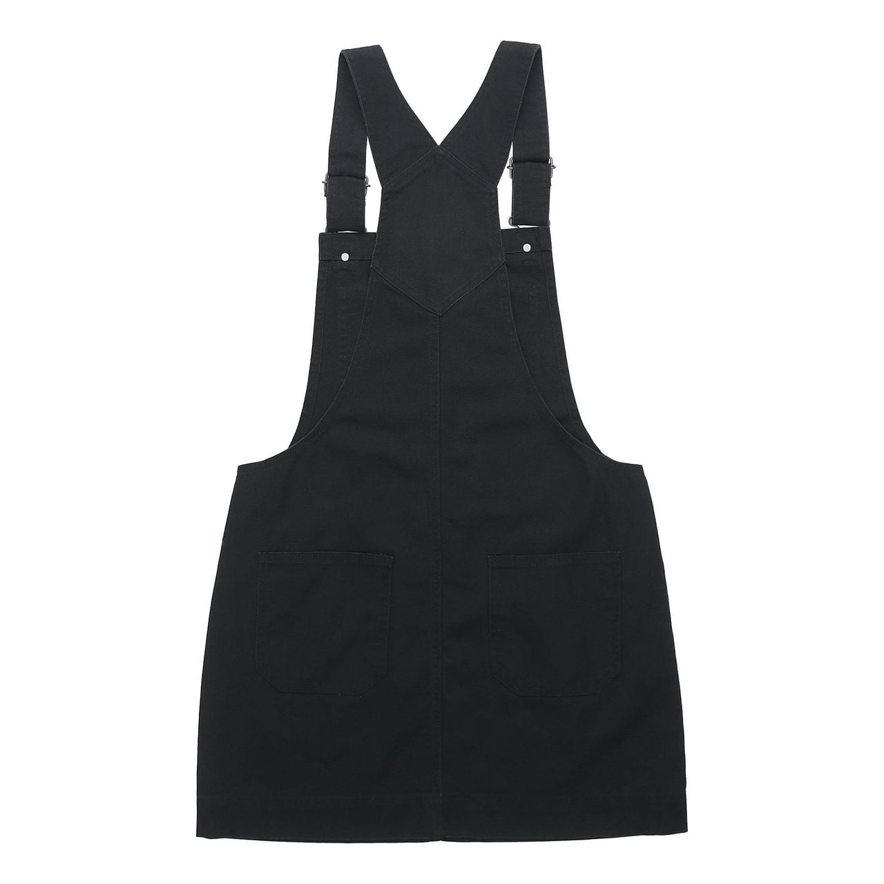 (WMNS) Converse Casual Suspender Skirt Asia Sizing 'Black' 10018415-A02
