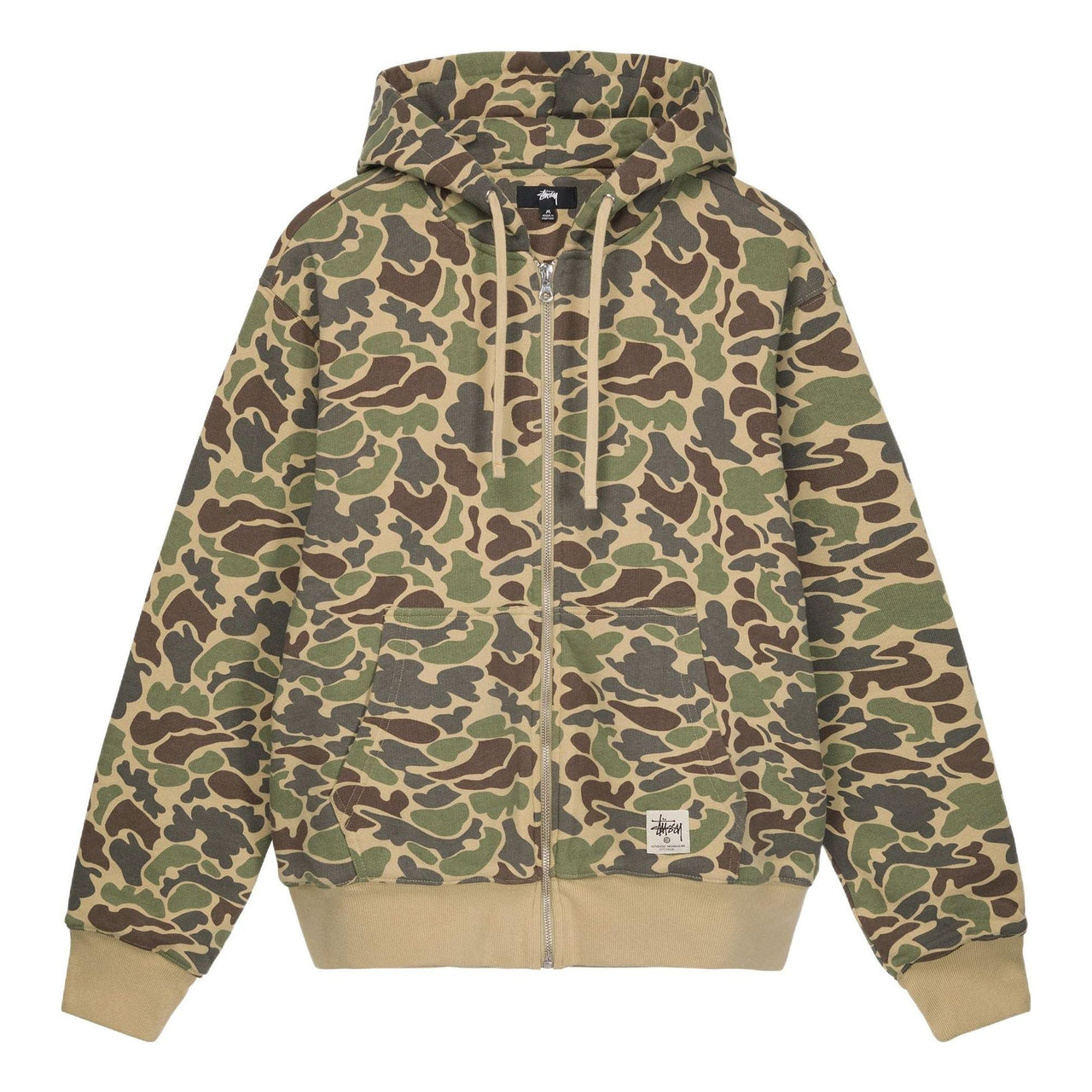 Stussy Camo Double Face Zip Hoody Jacket 'Camo' 118466