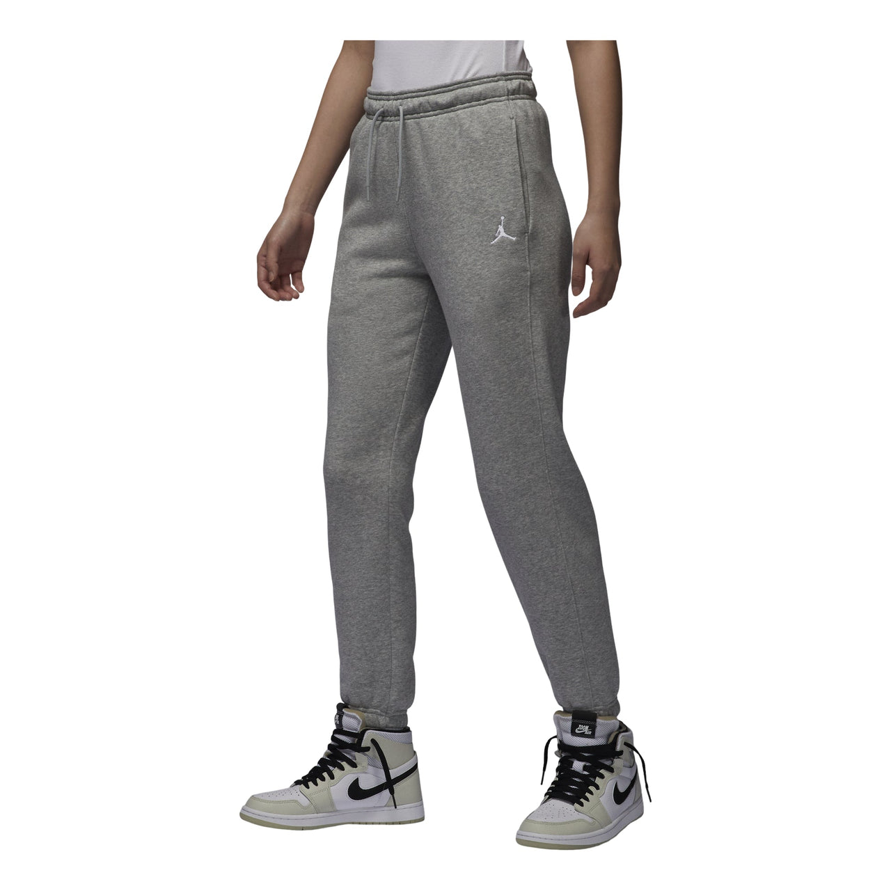 (WMNS) Air Jordan Brooklyn Fleece Sweatpants 'Grey' FN4495-063