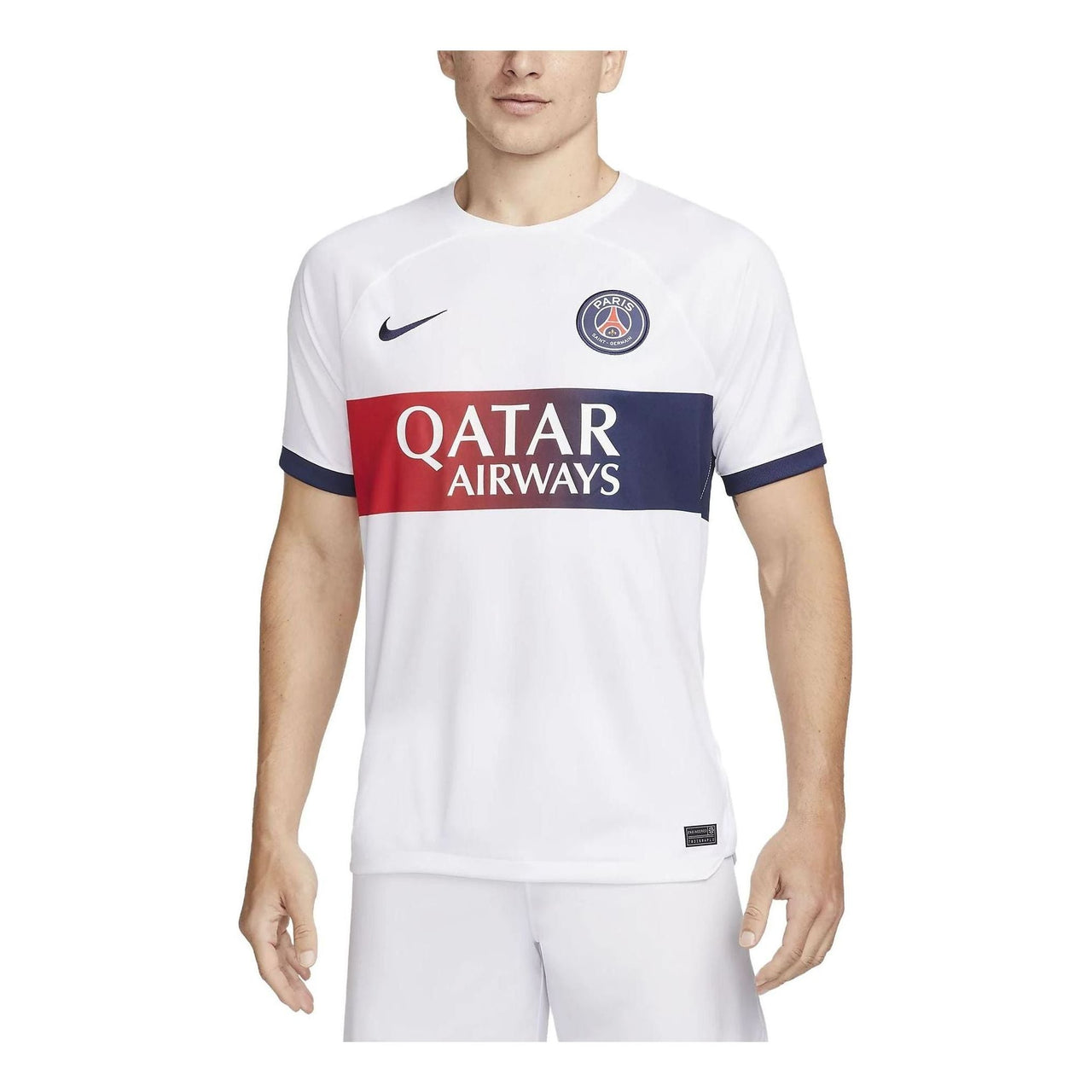 Nike Dri-FIT Paris Saint-Germain 23-24 Stadium Away Soccer Jersey 'White' DX2693-101