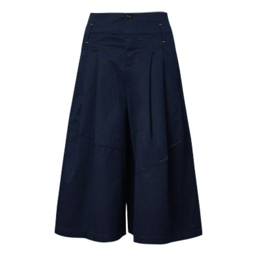 (WMNS) Converse Culotte Pants Asia Sizing 'Navy' 10020991-467