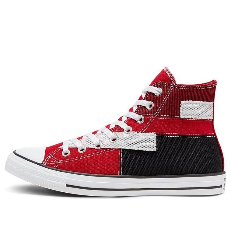 Converse Chuck Taylor All Star High 'Patchwork - University Red' 168591C