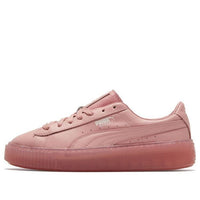 (WMNS) PUMA Basket Platform Core Pink Low Board Shoes 364040-09