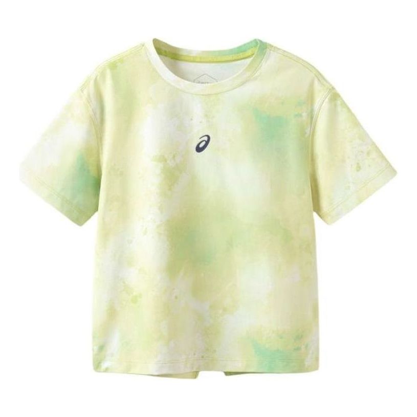(GS) ASICS Logo T-Shirt 'Green' 332241174015-752