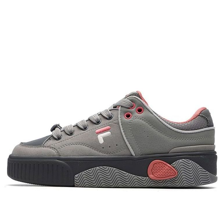 (WMNS) FILA FUSION Low-Top Skate Shoes 'Grey Pink' T12W218201FAC