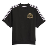 adidas x Blondey McCoy Crew Tee Asia Sizing 'Black White' IK9612