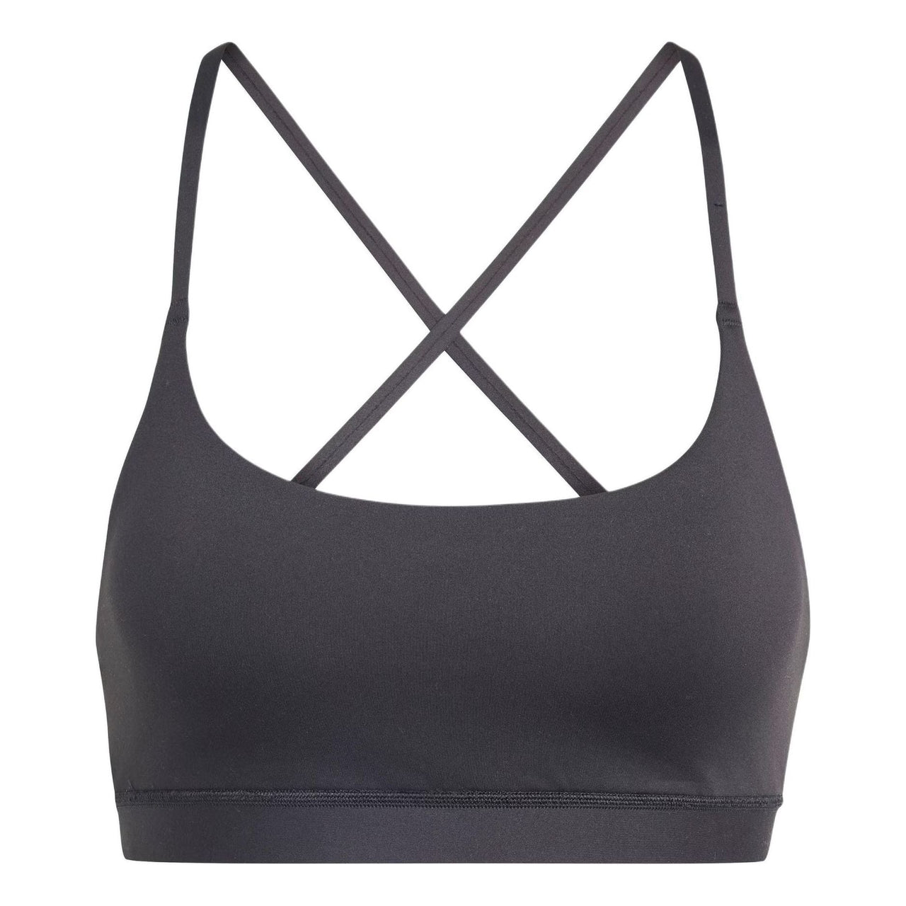 (WMNS) adidas All Me Light Support Bra Asia Sizing 'Black' IQ3374