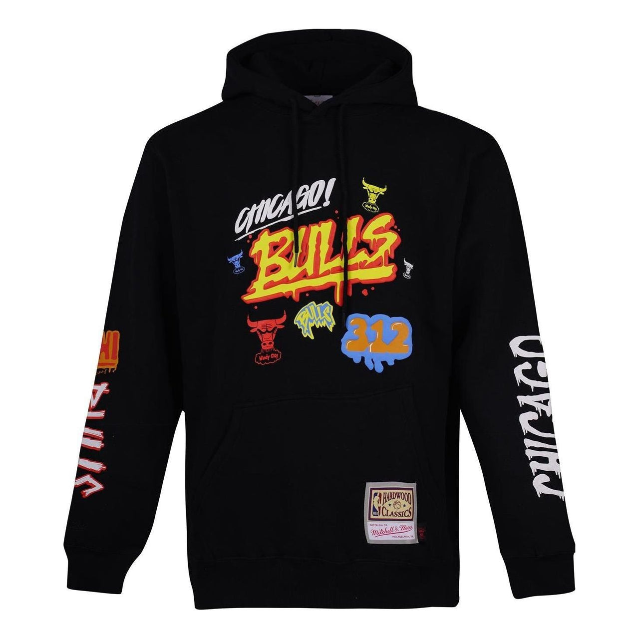 Mitchell & Ness x Nba Slap Sticker Hoodie 'Chicago Bulls' FPHD4771-CBUYYPPPBLCK