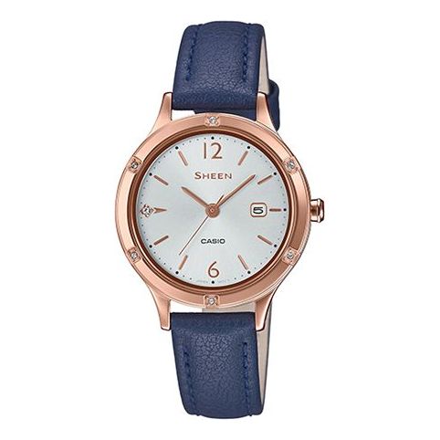 CASIO SHEEN Sapphire Crystal Quartz Waterproof Dark Blue Analog SHE-4533PGL-7BUPR