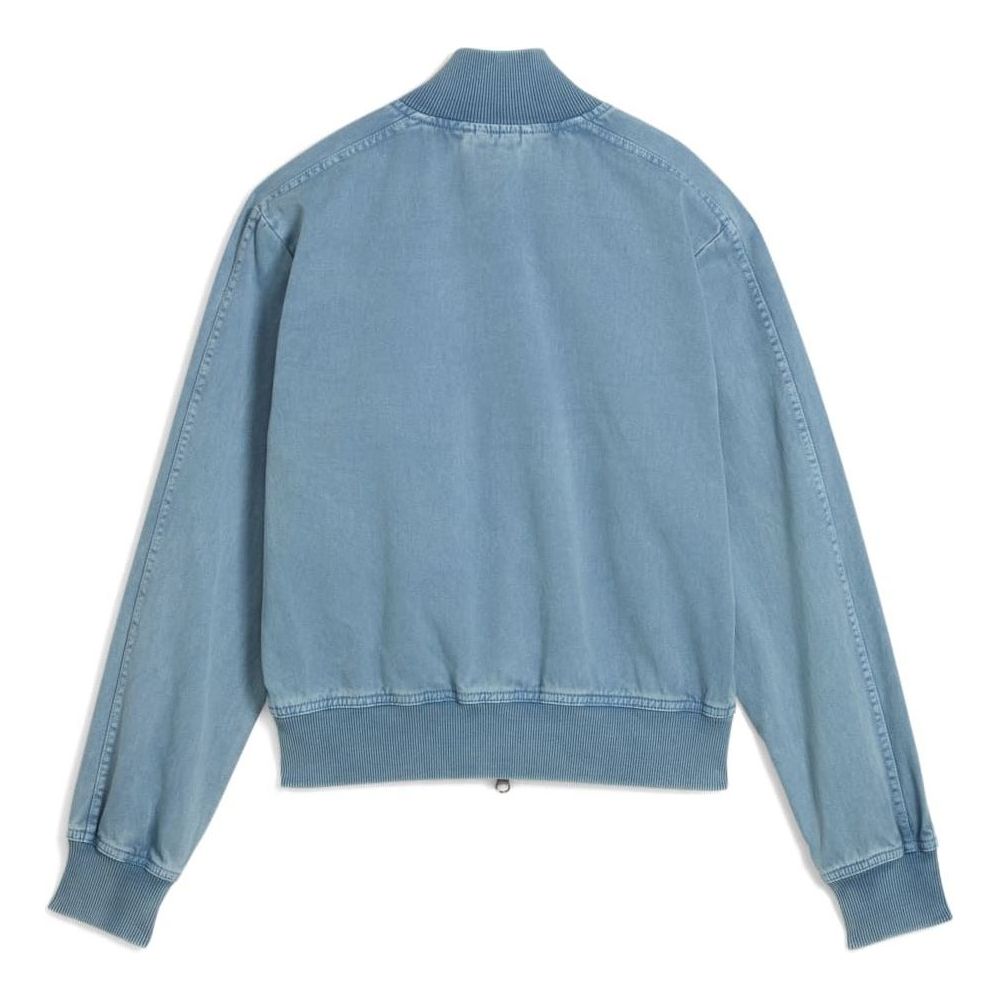 (WMNS) PUMA FUTURE.PUMA.ARCHIVE Washed Twill Short Jacket 'Cool Blue' 636681-34