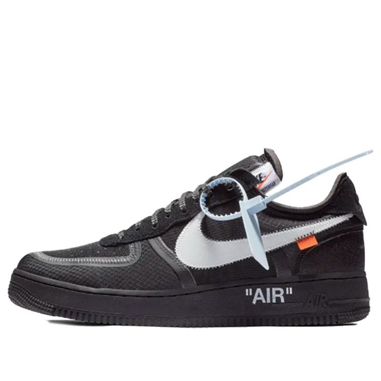 حذاء Nike x Off-White Air Force 1 Low "أسود" AO4606-001