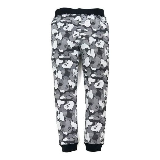A Bathing Ape Stripe Camo Sweat Pants 'Blue Grey' 1H80-152-002