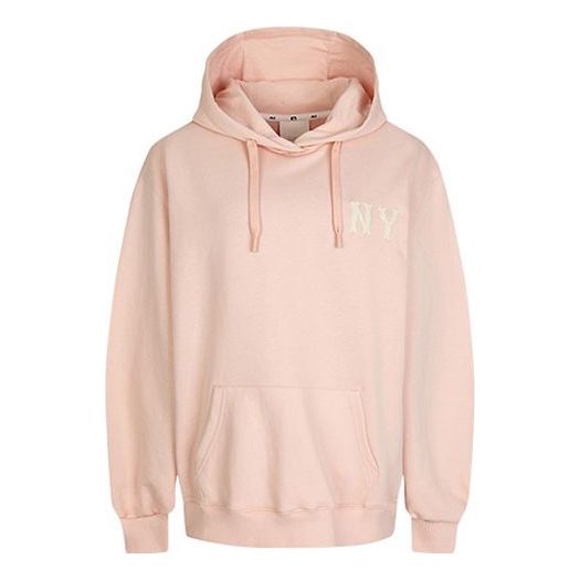 MLB Logo Embroidered Pattern Casual Round Neck Unisex Pink Red 31HD07941-50P