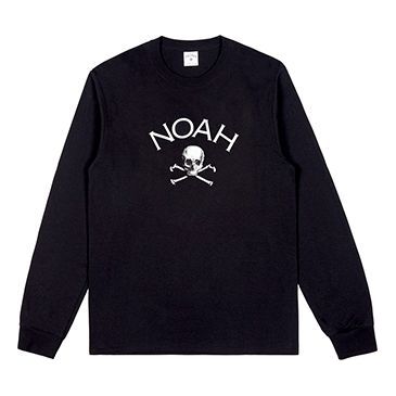 NOAH Jolly Roger Long Sleeve Tee Skeleton Long Sleeves Black NOAH-SS18-023