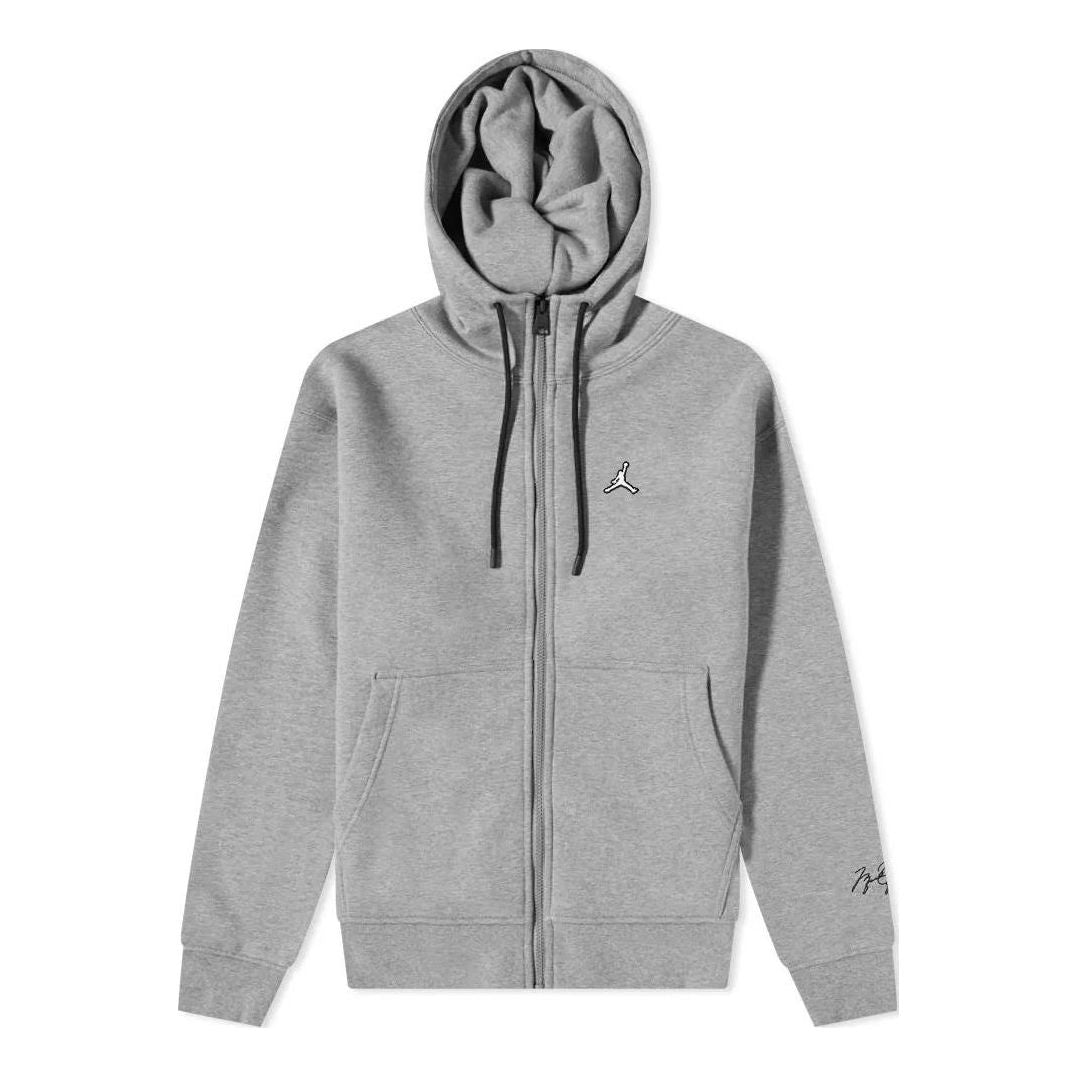 Air Jordan Fleece Full Zip Gray DA9810-091