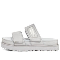 (WMNS) UGG Greer Platform Slide 'Metallic Grey' 1125039-MGLH