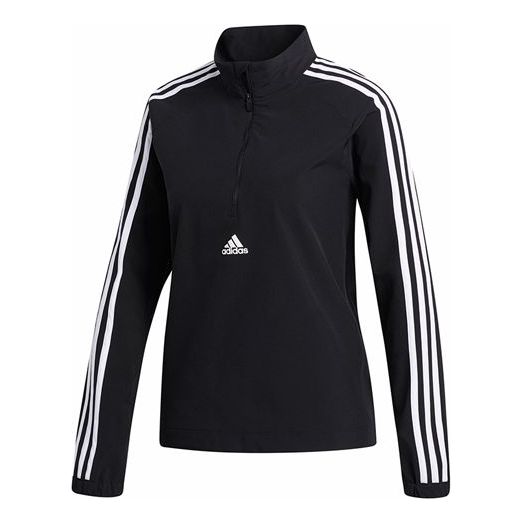 (WMNS) adidas 3-Stripes Cover-Up Jacket 'Black' FL2357