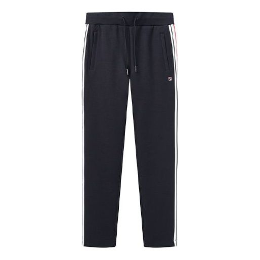 (WMNS) FILA Knitting Straight Sweatpants Blue F11W011601F