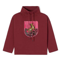 (WMNS) Kenzo Gold Tiger Long Sleeves Hoodie 'Red' F962SW6094X5-23
