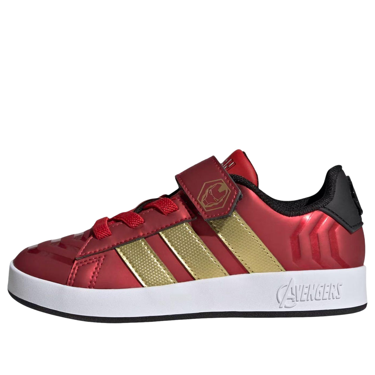 (PS) adidas x Marvel Avengers Grand Court 'Better Scarlet Matte Gold Core Black' HP3614