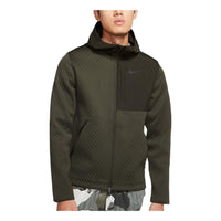 Nike padded hooded logo jacket 'Olive' BV3999-355