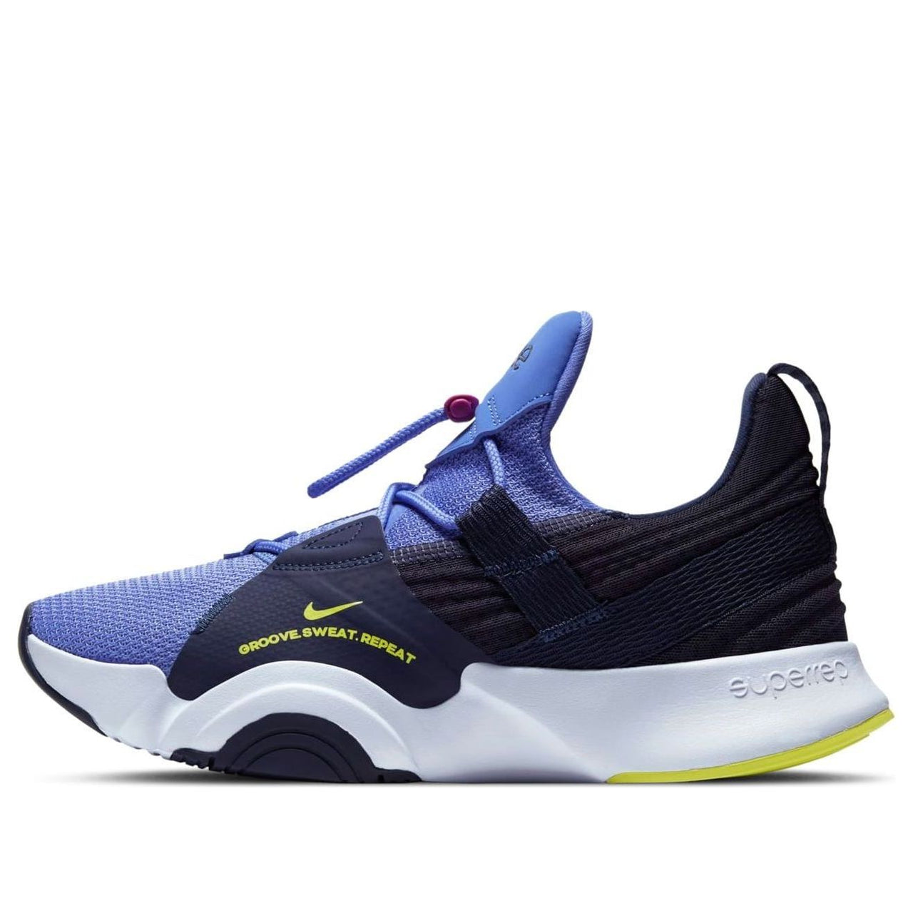 (WMNS) Nike SuperRep Groove 'Blackened Blue Cyber' CT1248-435
