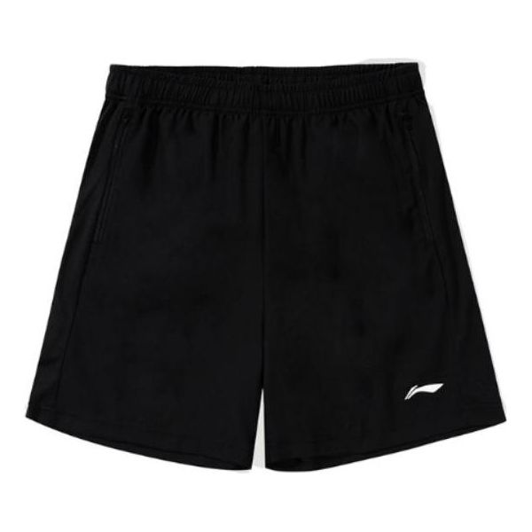 Li-Ning Logo Shorts 'Black' AAPT697-1