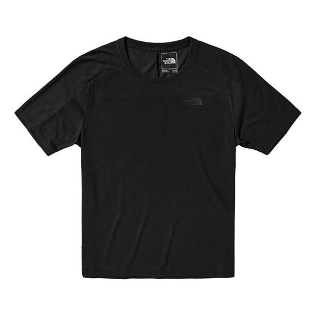 THE NORTH FACE Outdoor hygroscopic Sweat-Wicking Quick Dry Short Sleeve Black 4975-S20-JK3