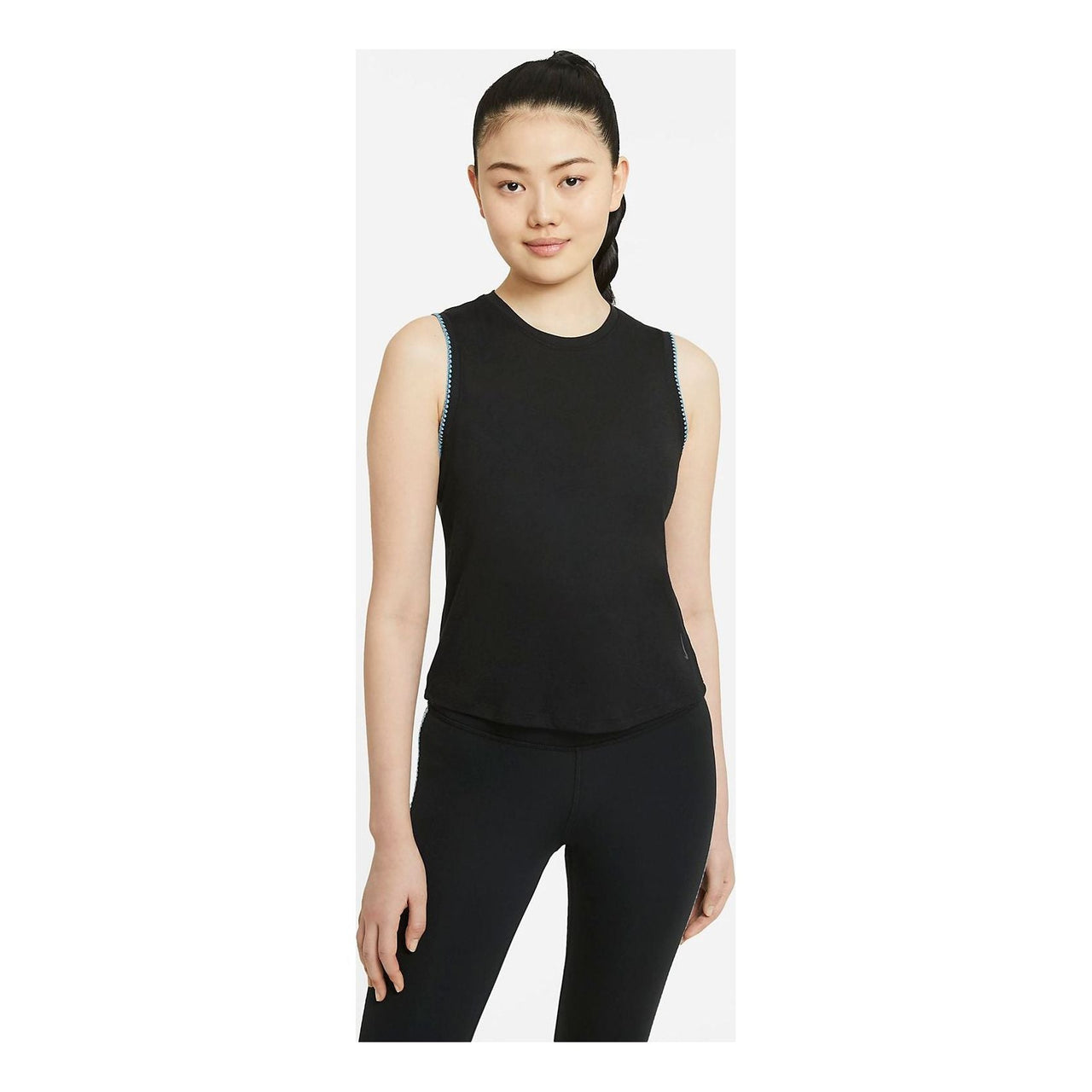 (WMNS) AS W NY CROCHET TANK أسود DA1047-010