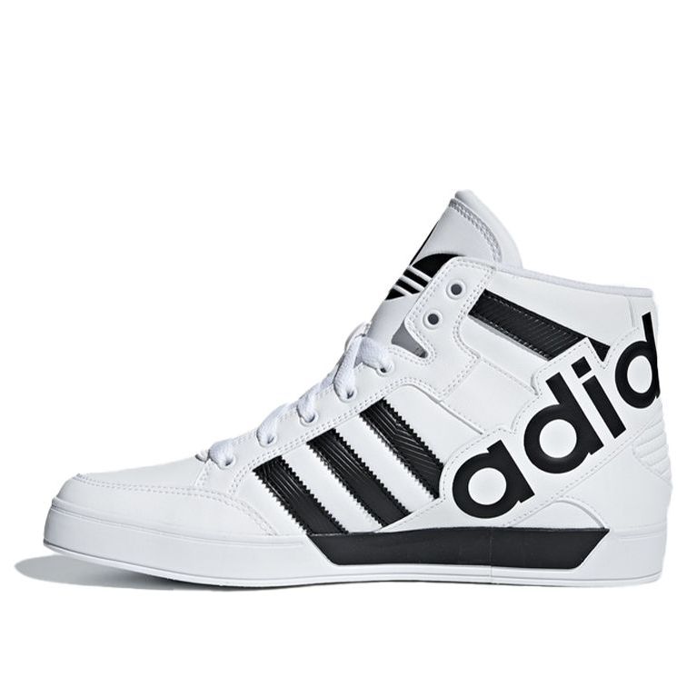 adidas originals Hardcourt Hi Big Logo 'White Black' CG7132