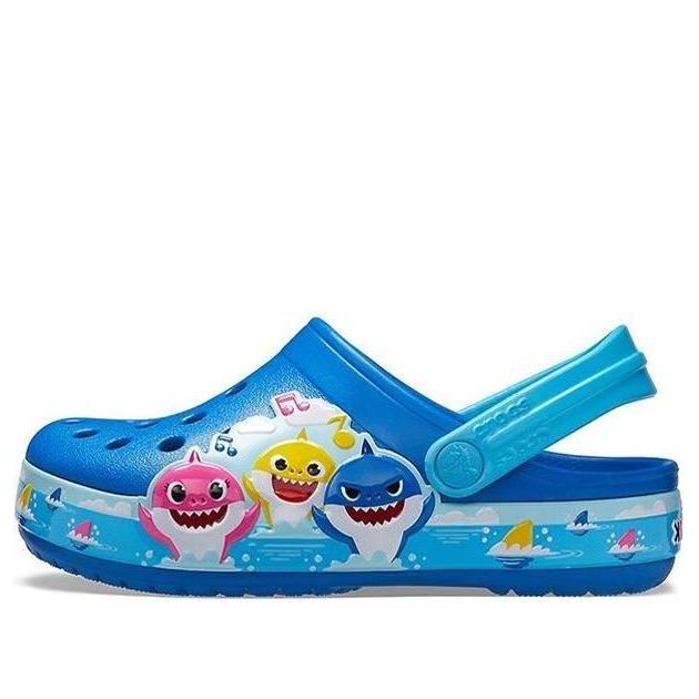 (GS) Crocs Fun Lab Baby Shark Band Clog 'Blue' 207066-4JL