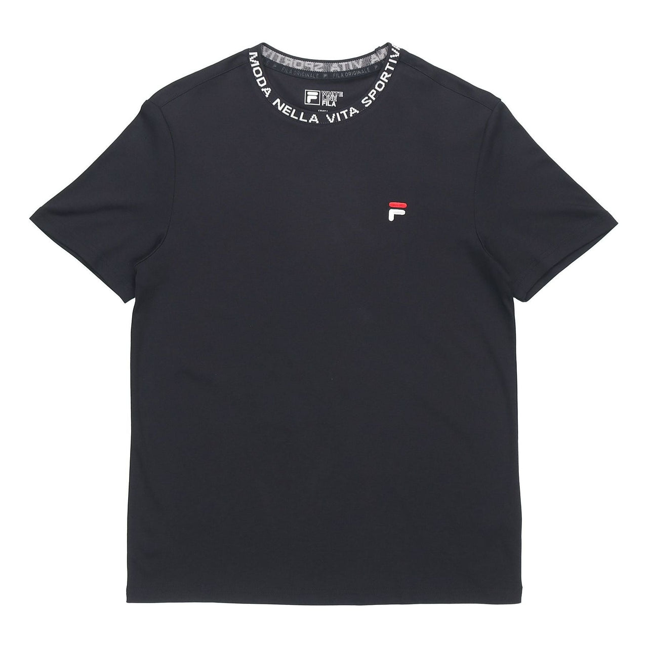 Men's FILA Alphabet Collar Short Sleeve Legendary Blue T-Shirt F11M028172F-NV