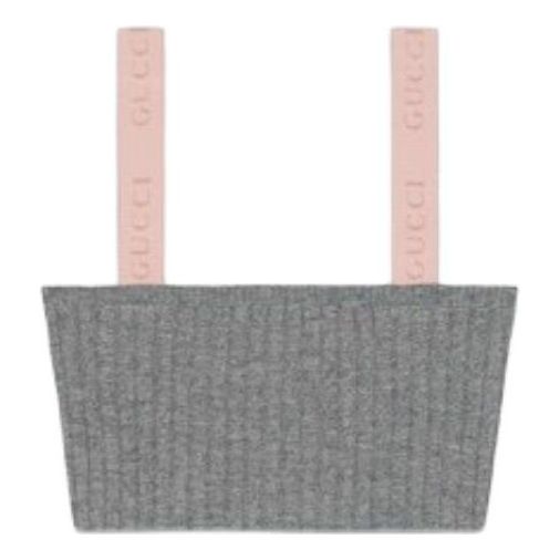 (WMNS) Gucci Rib Stitch Wool Top 'Grey' 773025-XKDUL-1160