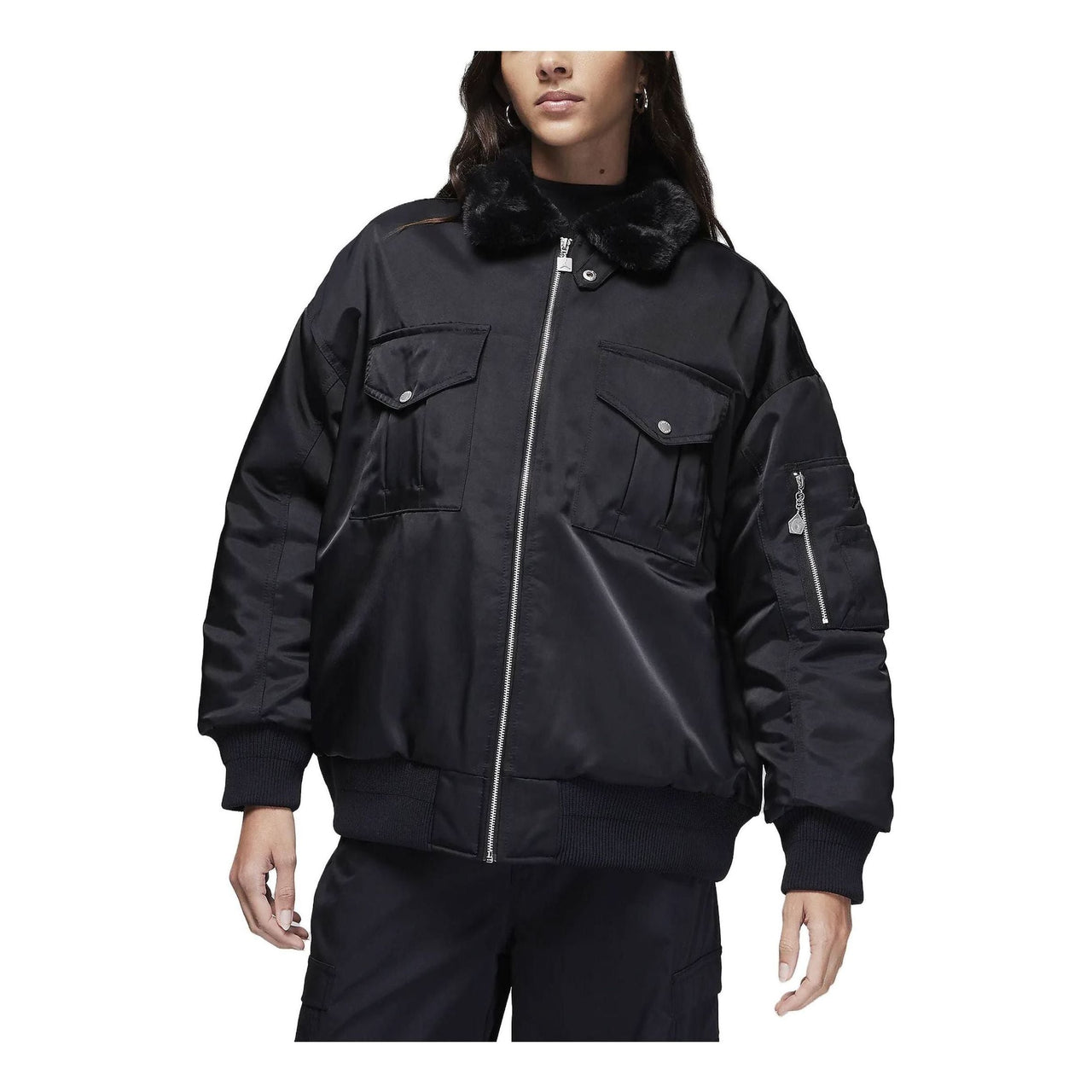 (WMNS) Air Jordan Renegade Jacket 'Black' FB5088-010
