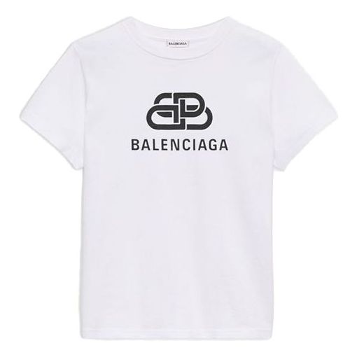 Balenciaga BB Version Short Sleeve White 578133TEV489044