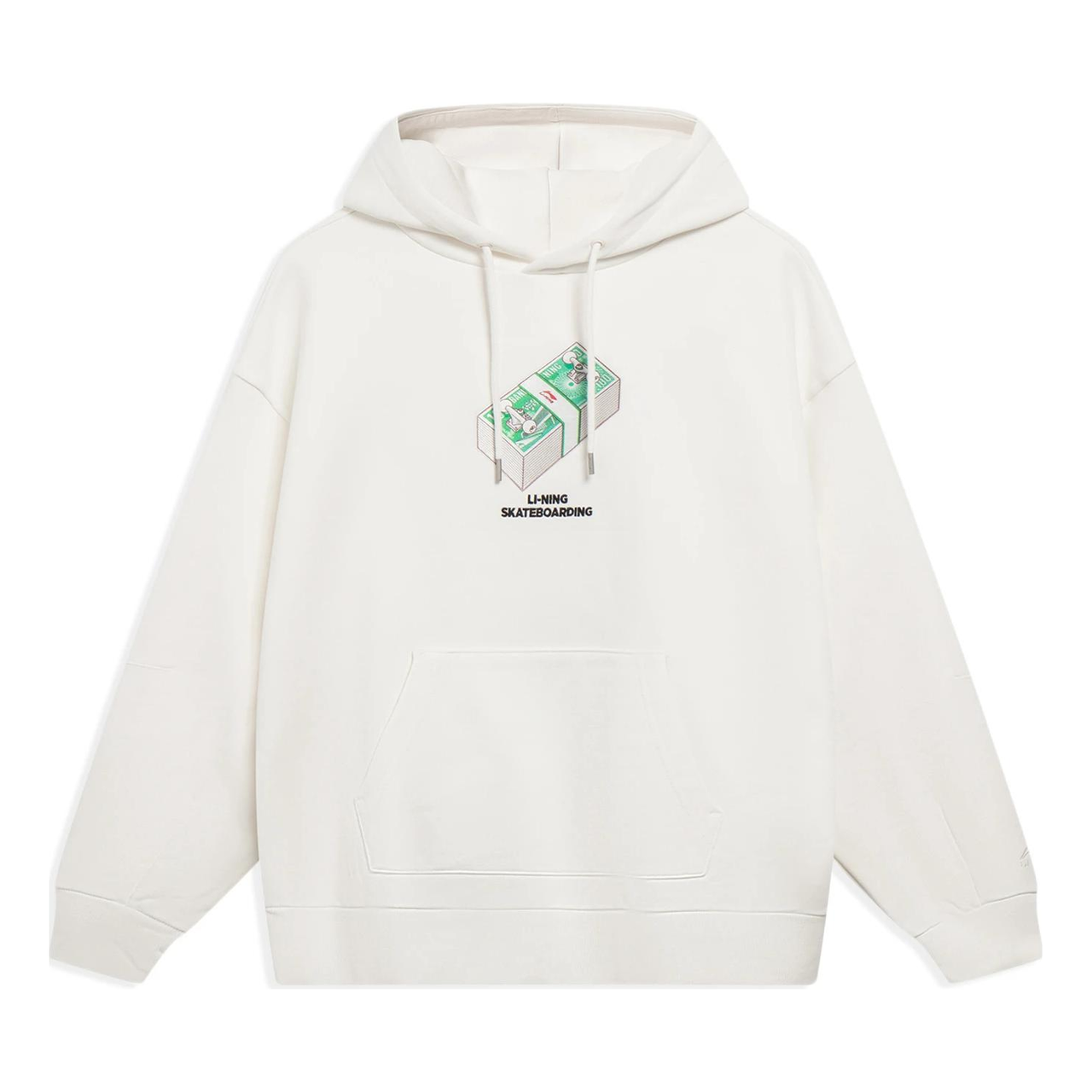 Li-Ning x Phil Hackett Graphic Hoodie 'White' AWDT227-2