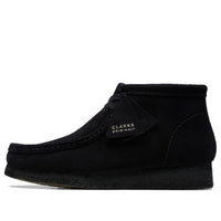 Clarks Wallabee Boots 'Black Suede' 261555177