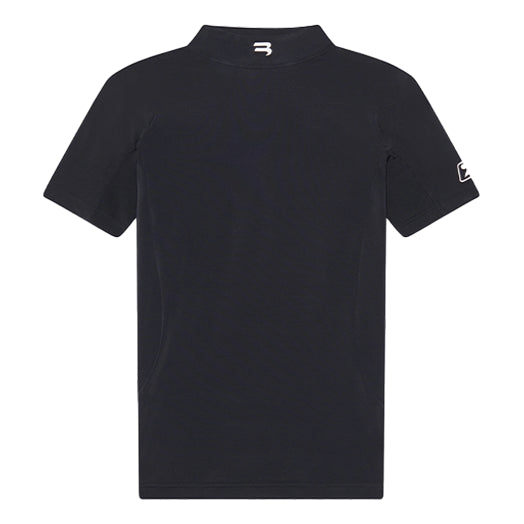 Balenciaga FW21 Logo Alphabet Printing Slim Fit Short Sleeve Black 6617524B0B11077