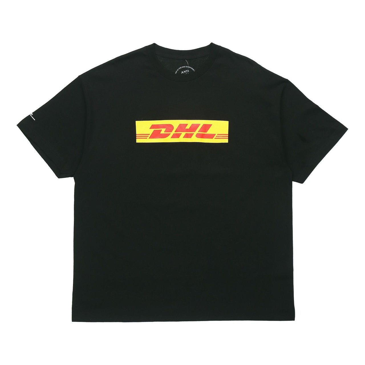 ASSC x DHL Crossover Alphabet Printing Short Sleeve Unisex Black ASST394