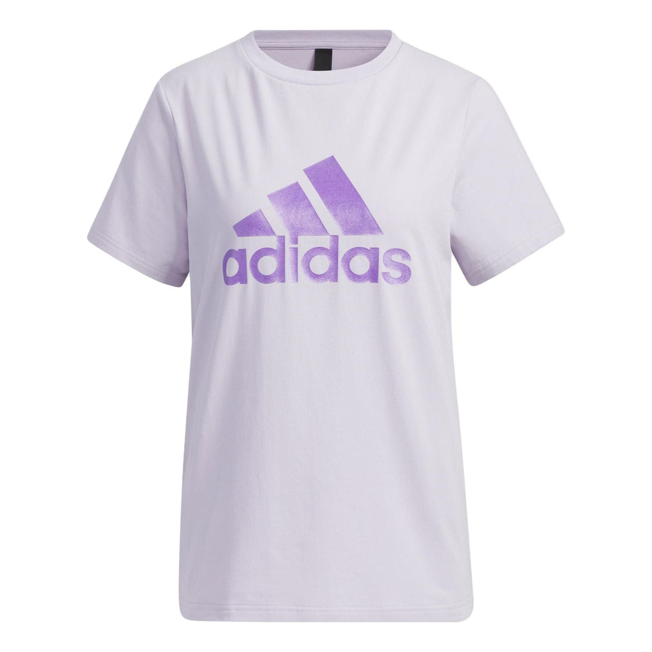 (WMNS) adidas Must Haves Badge Of Sport T-Shirt Asia Sizing 'Purple' HY2877