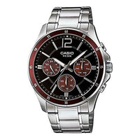 CASIO Quartz Limited Edition Waterproof Unisex Mens Silver Analog MTP-1374D-5A