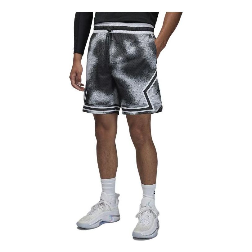 Air Jordan Dri-fit Sport Diamond Pattern Shorts 'Black Wolf Gray Wolf Gray' FB7577-070